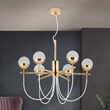 Lustra moderna alama Aur 24k LED 4.5W/380lm/3000K, Ball LU 1735/6 Gold Orion
